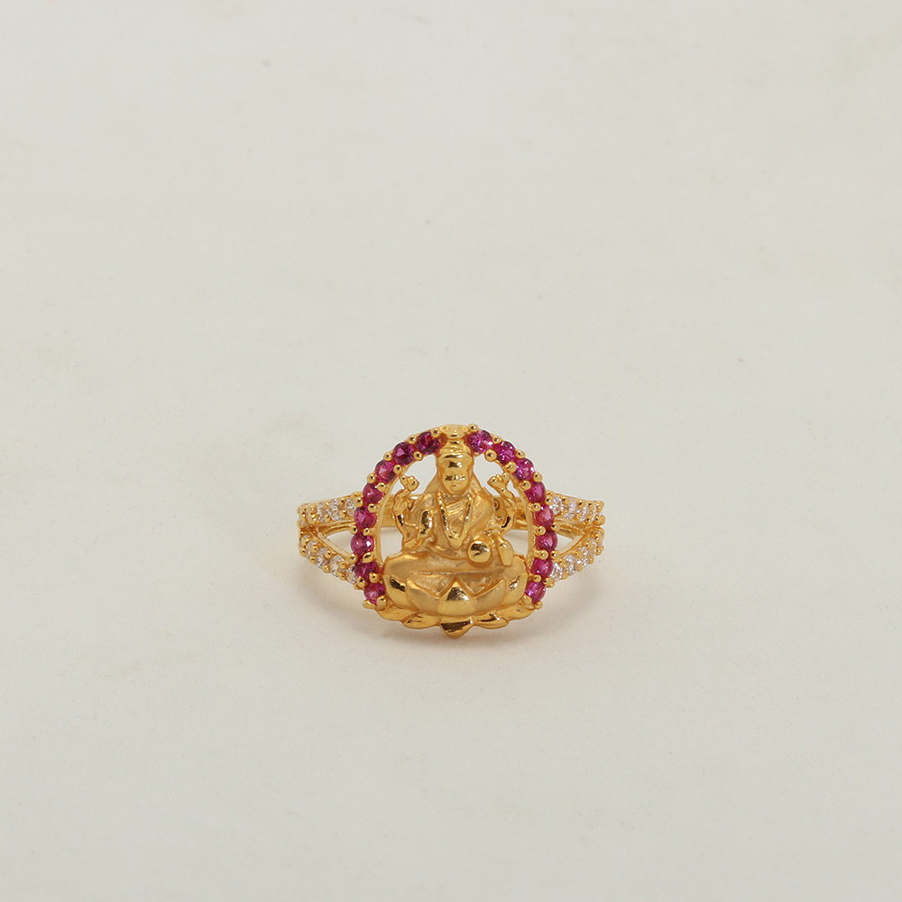 God Lakshmi Casting Ring